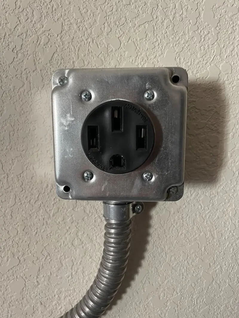NEMA 14-50 outlet installed for Electrical Panel Upgrade in Avondale Estates